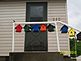 These bird houses were moved to our railing after the storm knocked down the tree that they lived in. Taken Friday April 30th  Dubuque, Iowa by Monica V.