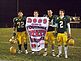 Brock Haas, Kyle Reinert, Ben Henderson, Matt Ehlers. Taken 10.28.09 Dalzell Field by Teresa Reed.