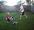 My husband, Evan and son, Kempton. Taken 6-28-09 in our backyard by Cassie Sikkema.