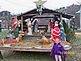 Nativity Scene in Washington Park with grand daughter Isabella. Taken November 2010 Dubuque Iowa by Diane Harris.