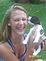 Mariah Schwager enjoying puppy love. Taken 8/2010 at home by her mother.