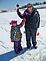 Daughter and grand daughter ice fishing on Bergfeld Pond. Taken February 2012 Bergfeld Pond Dubuque, IA  by Diane Harris.