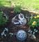 My cat Sadie, the garden statue. Taken 5/22/11 Dubuque by Lindsay N.