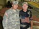 son, Steve Kremer,  being deployed to Afganistan,with father, John Kremer, . Taken Aug. 3rd Cedar Falls, IA by Patti Menster.