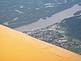 Mississippi River from WWII airplane. Taken July 2009 Dubuque area by Chad.