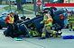 Car accident at the Okie Dokie Gas Station intersection. Taken 4/1/11 Dubuque Iowa by Steven Schleuning .