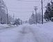 Looking up the street on Key West Drive after the storm on Feb. 16 2008