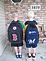 Brody Ruffridge (left), Kaiden Pint (right). Taken 1st day of school - 1st grade by Jenni Ruffridge.