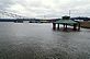 River Walk Gazebo under water . Taken 4/15/11 Dubuque , IA  by Steven Schleuning.