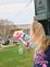 Alaina blowing bubbles on Easter. Taken 4-4-10 frontyard by Peggy Driscoll.