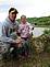 Arron and Brylie Lincoln with Brylies first fish.. Taken 25 May 2009 Heritage Pond, Dubuque, IA by Mike Schenerre.