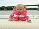 Nora on Grandma & Grandps's pontoon.. Taken July 4th Mississippi River by L Hurst.