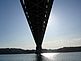 Julien Dubuque Bridge on a sunny day. Taken 8-23-08 Mississippi River in Dubuque by Peggy Driscoll.