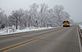 County school bus on the highest and windiest road in the county. Taken Jan. 22nd 2010 on North Cascade Rd.  by Mike Waddick.