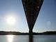 Julien Dubuque Bridge. Taken 6-29-09 Mississippi River by Peggy Driscoll.
