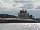 Barge on River. Taken 7-2-09 on the Mississippi River by Peggy Driscoll.