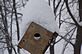 bird house covered with snow. Taken 12-4-10 Backyard by Peggy Driscoll.