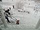 Kids shoveling out from the snow. Taken 12/20/12 after the blizzard by Stephanie Beck.