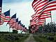 Avenue of Flags in Cemetery. Taken Sunday May 24,2009 Edgewood,Iowa 