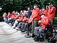 Honor Flight Veterans at the changing of the guard at the Tomb of the Unknowns. Taken May 18, 2010. Arlington National Cemetery.   by Ellen Ernst.