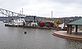 Coast Guard boat dock for high water. Taken 4/8/2011 River's Edge Plaza by Bob Harron.