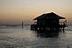 Sunrise over the Fish House on North Captiva