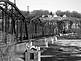 This is a picture of the Dubuque train bridge, taken while walking on the river walk.  