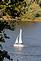 Sailing on the Mississippi River on an October afternoon.