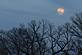 Full moon at dusk over Swiss Valley, Dubuque County