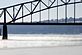 East Dubuque Bridge and Mississippi River. Taken Jan 9th 2010 From the River Walk by By Lori.