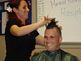 Ruhl&Ruhl's Jeff Hefel receives a Mohawk for friends raising $2,000 for Hospice of Dubuque. Taken June 8, 2010 at the Ruhl&Ruhl Dubuque Office by Ruhl&Ruhl staff.