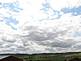 Big, white, fluffy clouds.