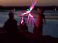 Fun with lights while waiting for fireworks. Taken June 27, 2009 Guttenberg IA by Trailblazer.
