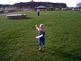 My daughter Mariah, flying a kite for the first time. Taken Mothers Day Park on Kerper by Annette Yeager.