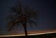 3am . tree near the scenic tower outside of Elizabeth IL with a passing semi 