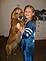 My daughter Teya and her favorite dog Peyton