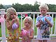 Maxwell 5, Evelyn 4, & Riley 3.. Taken Aug. 2010 at Grandpa and Grandma's house by Cathy Davis.