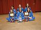DSHS Color Guard graduating seniors with their 4th first place trophy. Taken December 2009 Des Moines, Ia at State Dance and Drill Team Championships by a fan.
