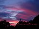 ~Sunset~ Colored with crayons of pink and blue. Taken Monday evening 9/14/2009 @ 7:29:32 pm from my yard by Juanita.