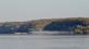 Mist forms on the Mississippi river in late evening.. Taken April 28, 2023 Riverwalk, Dubuque, IA by Veronica McAvoy.